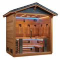 Golden Designs 5 Person Hybrid Outdoor Sauna GDI-8125